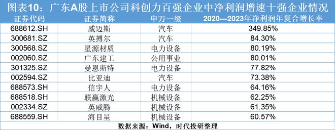 2024年廣東科創(chuàng)力洞察報(bào)告（上市公司篇）：研發(fā)投入年復(fù)合增長(zhǎng)率達(dá)1854%中興通訊、比亞迪、匯川技術(shù)領(lǐng)跑(圖10)